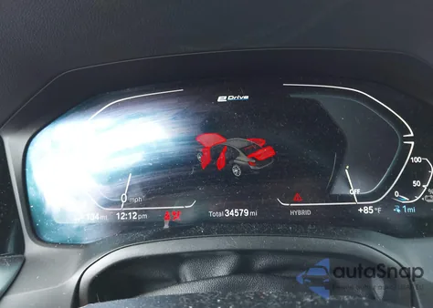 2021 BMW 3 Series 330E из США, поврежденный, VIN WBA5P7C05MFL20419